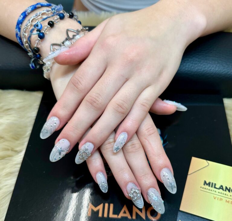 Im Nagelstudio Milano Nails in Berlin-Tegel finden Sie bezaubernde Nageldesigns.