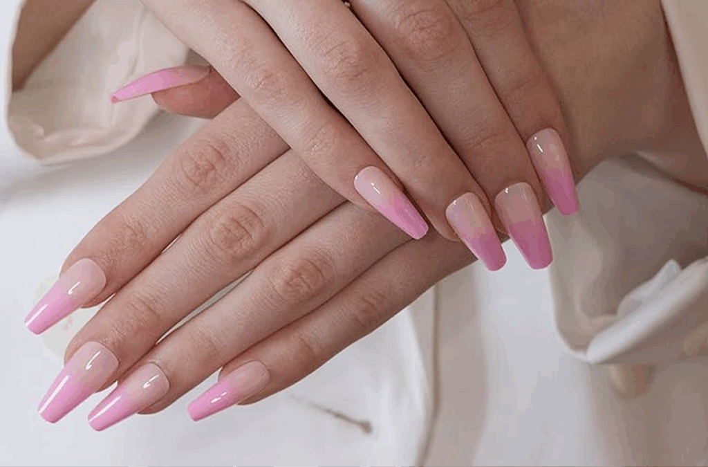 Ballerina-Nägel nagelformen
