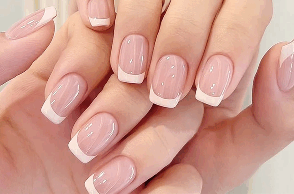 Französische-Kurztipps französisches Nageldesign
