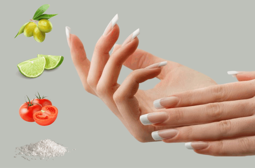 Wachstum-der-Fingernägel-in-einer-Woche